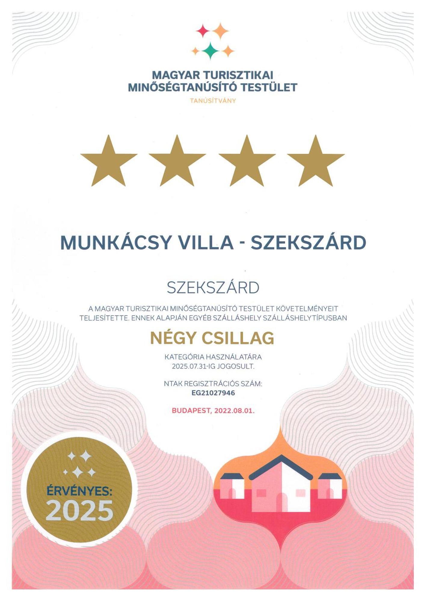 Munkacsy Villa - Szekszárd 外观 照片